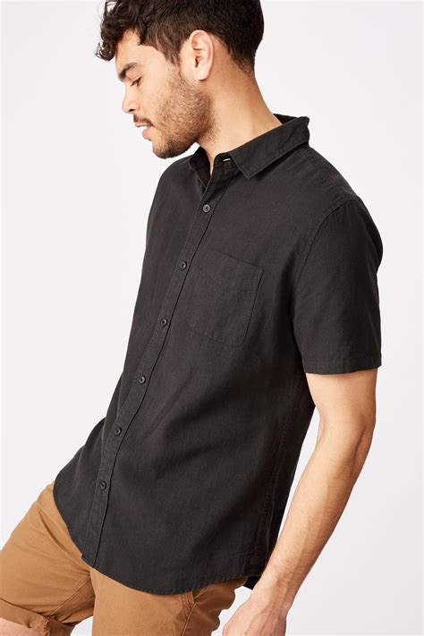 slate cotton check shirt